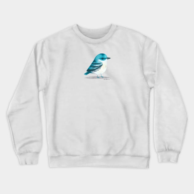 Cerulean Warbler Bird Crewneck Sweatshirt by julianamotzko